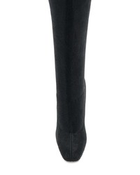 Stivali sopra il ginocchio in pelle neri di Giuseppe Zanotti Design