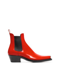 Stivali texani rossi di Calvin Klein 205W39nyc