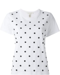 T-shirt a pois bianca di Marc Jacobs