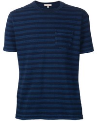 T-shirt a righe orizzontali blu scuro di Alex Mill