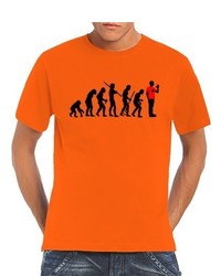 T-shirt arancione di Touchlines