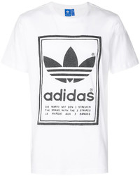 T-shirt bianca di adidas