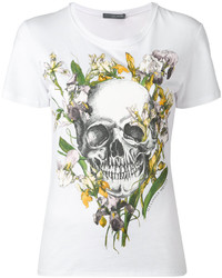 T-shirt bianca di Alexander McQueen