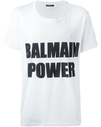 T-shirt bianca di Balmain