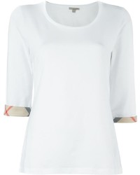 T-shirt bianca di Burberry