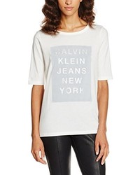 T-shirt bianca di Calvin Klein