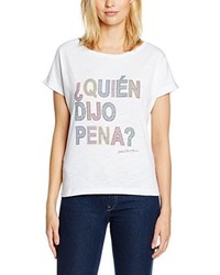 T-shirt bianca di Dolores Promesas