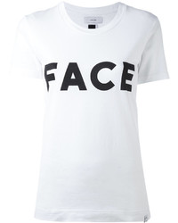 T-shirt bianca di Facetasm
