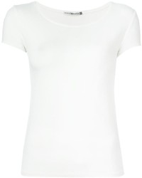 T-shirt bianca di Issey Miyake
