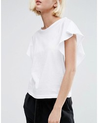 T-shirt bianca di Mango