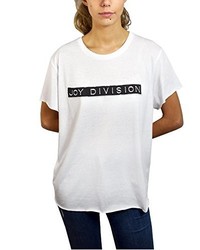 T-shirt bianca di Joy Division