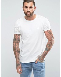 T-shirt bianca di Ringspun