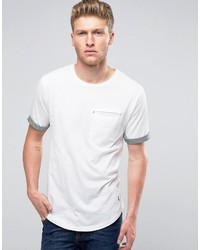 T-shirt bianca di Ringspun