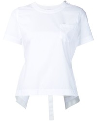 T-shirt bianca di Sacai