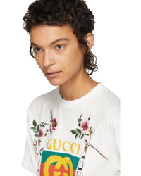 T-shirt bianca di Gucci