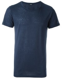 T-shirt blu scuro di Balmain