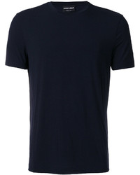 T-shirt blu scuro di Giorgio Armani