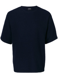 T-shirt blu scuro di Jil Sander