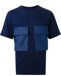 T-shirt blu scuro di Juun.J