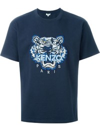 T-shirt blu scuro di Kenzo