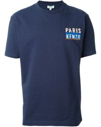 T-shirt blu scuro di Kenzo