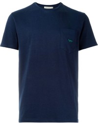 T-shirt blu scuro di MAISON KITSUNÉ