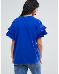 T-shirt blu scuro di Asos