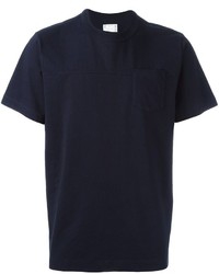 T-shirt blu scuro di Sacai