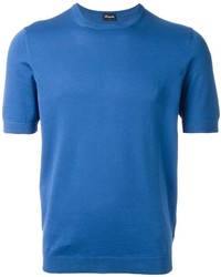T-shirt blu di Drumohr