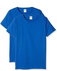T-shirt blu di Fruit of the Loom