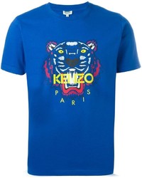 T-shirt blu di Kenzo