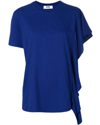 T-shirt blu di MSGM