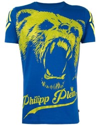 T-shirt blu di Philipp Plein