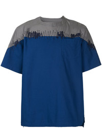 T-shirt blu di Sacai