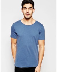T-shirt blu di Selected