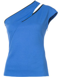 T-shirt blu di Thierry Mugler