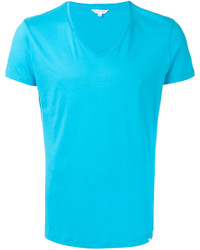 T-shirt con scollo a v acqua di Orlebar Brown