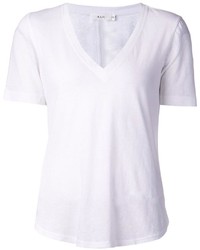 T-shirt con scollo a v bianca di A.L.C.