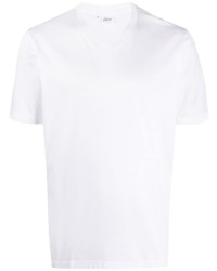 T-shirt con scollo a v bianca di Brioni
