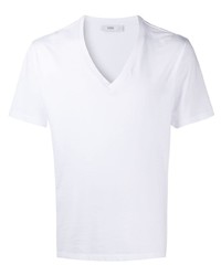 T-shirt con scollo a v bianca di Closed