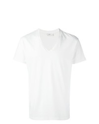 T-shirt con scollo a v bianca di Closed