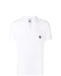 T-shirt con scollo a v bianca di Dolce & Gabbana Underwear