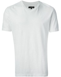 T-shirt con scollo a v bianca di Hydrogen