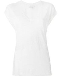 T-shirt con scollo a v bianca di IRO