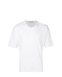 T-shirt con scollo a v bianca di MACKINTOSH