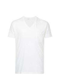 T-shirt con scollo a v bianca di N. Hoolywood
