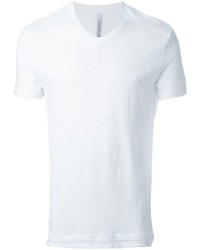 T-shirt con scollo a v bianca di Neil Barrett