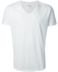T-shirt con scollo a v bianca di Orlebar Brown