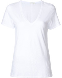 T-shirt con scollo a v bianca di Rag & Bone