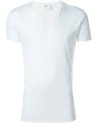 T-shirt con scollo a v bianca di THE WHITE BRIEFS